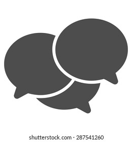 Webinar icon from Business Bicolor Set. Vector style: flat symbol, gray color, rounded angles, white background.