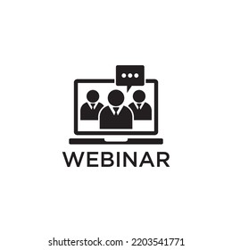 webinar icon , communication icon vector