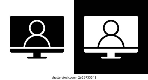 Concepto de icono de seminario web, Ilustración vectorial