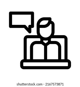 webinar icon or logo isolated sign symbol vector illustration - high quality black style vector icons
