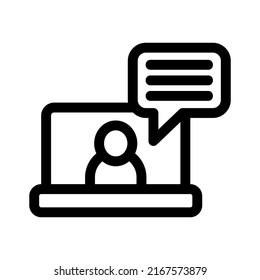 webinar icon or logo isolated sign symbol vector illustration - high quality black style vector icons
