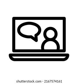 webinar icon or logo isolated sign symbol vector illustration - high quality black style vector icons
