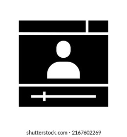 webinar icon or logo isolated sign symbol vector illustration - high quality black style vector icons
