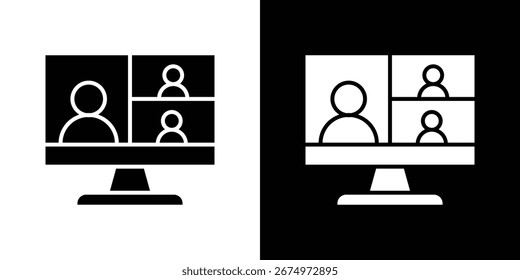 Logo des Webinars. einfache grafische Symbole