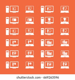 Webinar icon set