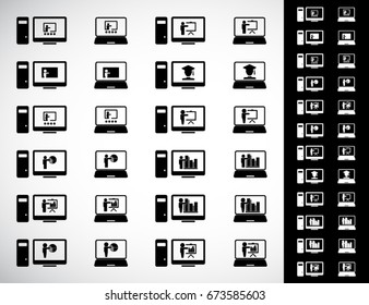 Webinar icon set