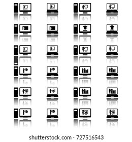 Webinar icon set