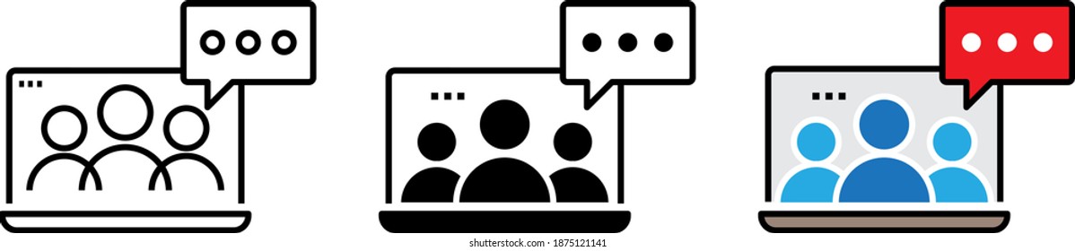 Webinar icon , vector illustration