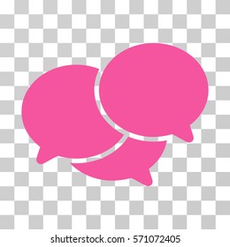 Webinar icon. Vector illustration style is flat iconic symbol, pink color, transparent background. Designed for web and software interfaces.