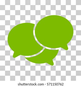 Webinar icon. Vector illustration style is flat iconic symbol, eco green color, transparent background. Designed for web and software interfaces.