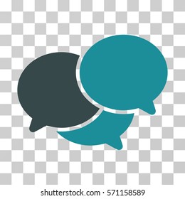 Icono del seminario web. El estilo de ilustración vectorial es un símbolo bicolor plano icónico, colores azules suaves, fondo transparente. Diseñado para interfaces web y software.