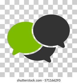 Webinar icon. Vector illustration style is flat iconic bicolor symbol, eco green and gray colors, transparent background. Designed for web and software interfaces.