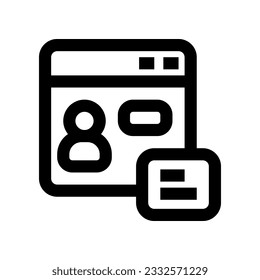 webinar icon for your website, mobile, presentation, and logo design.