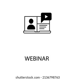 webinar icons  symbol vector elements for infographic web