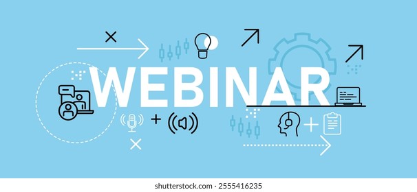 Webinar online course e-learning training education business seminars in school corporation business meetings