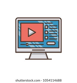 webinar vector icon