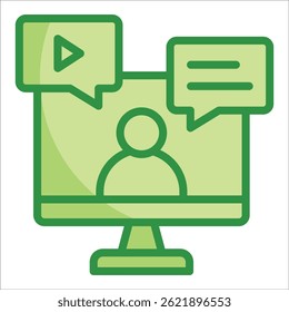 Webinars Icon Element For Design