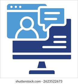 Webinars Icon Element For Design