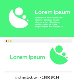 webiste card design creative logo icon for business and company