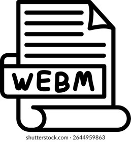WebM web media video file format