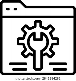 Webmaster Vector Design Icon Style