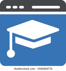 webpage degree vector glyph colour icon