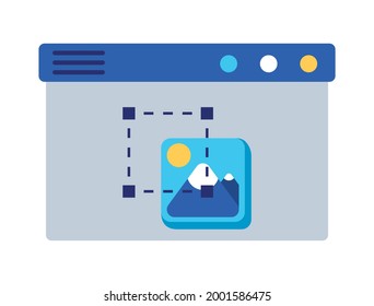webpage design template with picture