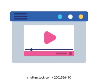 webpage design template with player