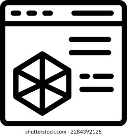 diseño de página web Ilustración vectorial en un fondo transparente.Símbolos de calidad premium.Icono de vector de línea delgada para el concepto y el diseño gráfico.