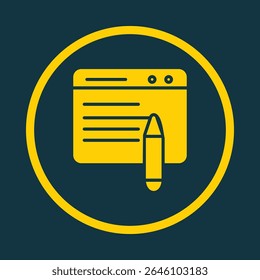 Webpage Edit trendy vector art design magnificent amazing design colorful useful illustration.eps