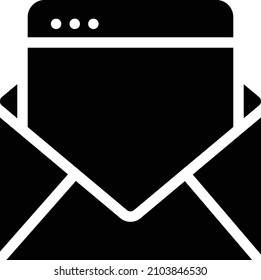 Icono de página web aislado en fondo blanco. Ilustración vectorial. Eps10. Icono de vector para el diseño y aplicación de sitios web