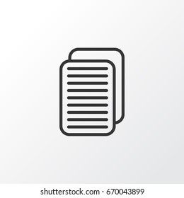 Webpage Icon Symbol. Premium Quality Isolated Internet Site Element In Trendy Style.