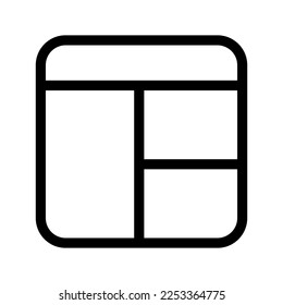 Webpage Icon Vector Symbol Design Illustration