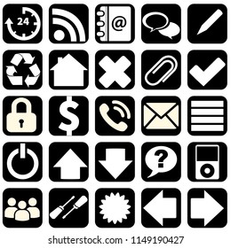 Webpage icons collection