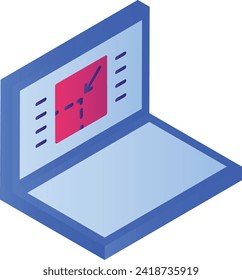 Webpage Resize isometric Concept, Responsive Web Development Vector line Icon Design, UI stock illustration, LED Display Banner, Graphic Editing Tool isometric Concept, image crop sign