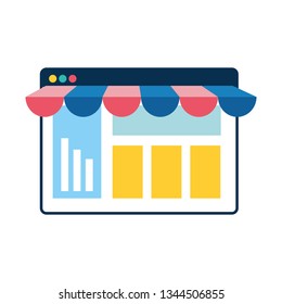 webpage template with ecommerce tent