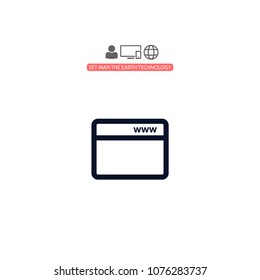 Webpage  vector icon