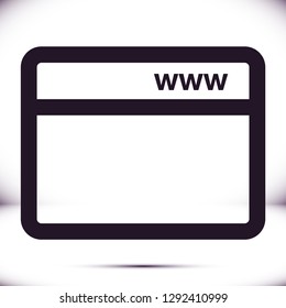 Webpage  vector icon