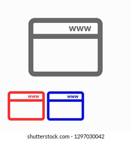 Webpage  vector icon