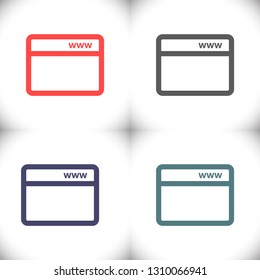 Webpage  vector icon
