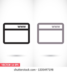Webpage  vector icon
