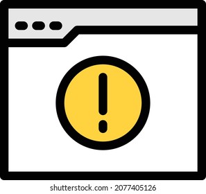 webpage vector illustration isolated on a transparent background . colour vector icons for concept or web graphics.