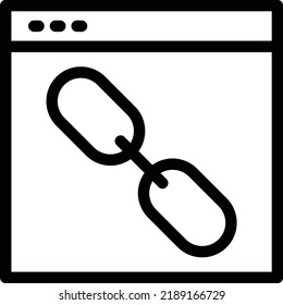 webpage Vector illustration on a transparent background. Premium quality symmbols. Thin line vector icons for concept and graphic design. 
