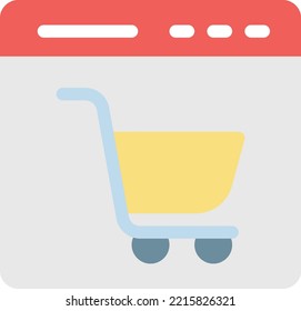 webpage Vector illustration on a transparent background. Premium quality symmbols. Line Color vector icons for concept and graphic design. 
