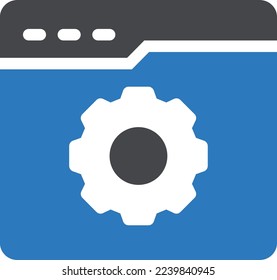 webpage Vector illustration on a transparent background. Premium quality symmbols. Glyphs vector icons for concept and graphic design. 

