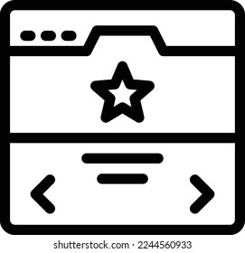 ilustración del vector de página web en un fondo transparente. Símbolos de calidad superior. Iconos vectoriales de línea delgada para el diseño de conceptos y gráficos.