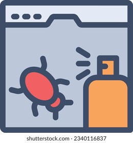 página web Ilustración vectorial en un fondo transparente.Símbolos de calidad premium.Icono vectorial de trazo para el concepto y el diseño gráfico.