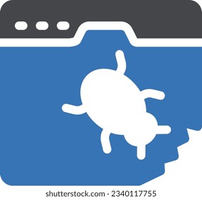 página web Ilustración vectorial sobre un fondo transparente.Símbolos de calidad superior.Icono vector glifos para el diseño de concepto y gráfico. 
