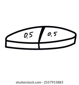 WebPills Hand Drawn Icon, Doodle Style Vector Illustration