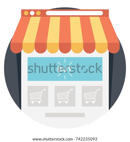 Webshop Vector Icon